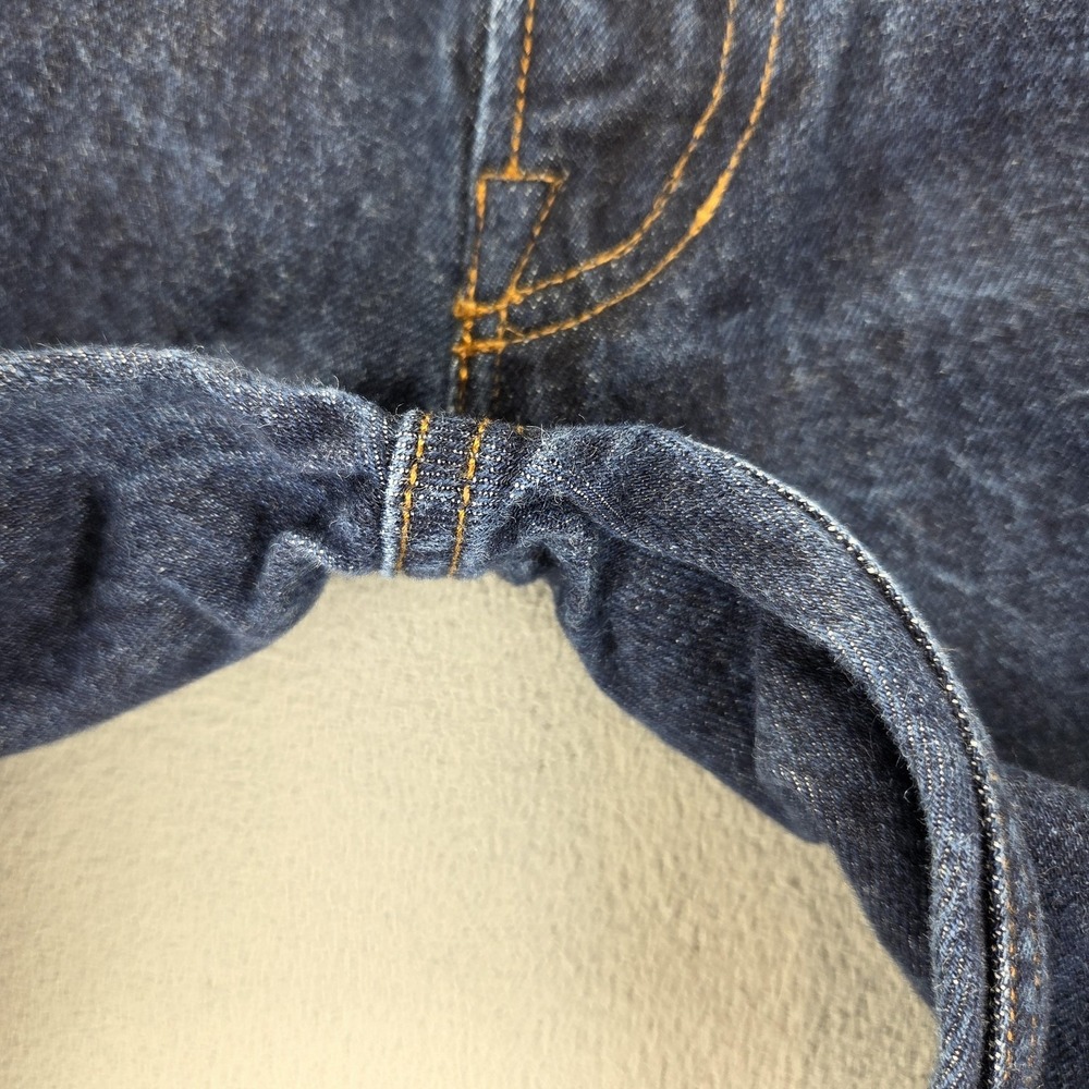 Stone Island Jeans Mens Blue Dark Wash Slim Skinny Type SK Logo Patch Fits 32x29 - Picture 11 of 16